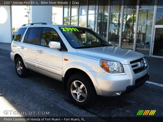 2007 Honda Pilot EX-L in Billet Silver Metallic