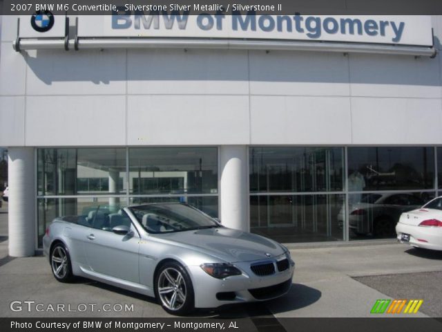 2007 BMW M6 Convertible in Silverstone Silver Metallic