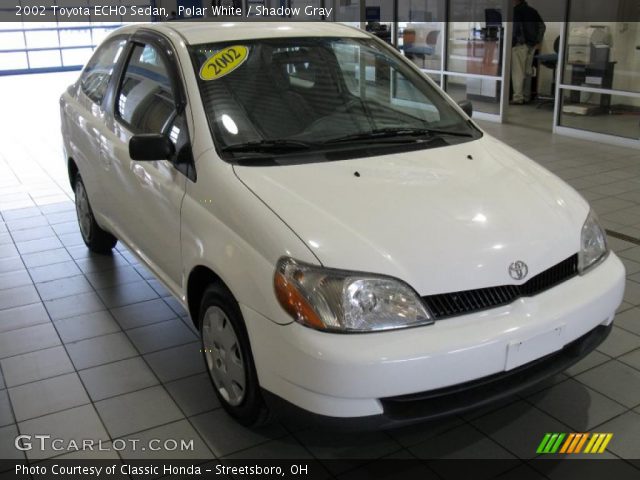 2002 Toyota ECHO Sedan in Polar White