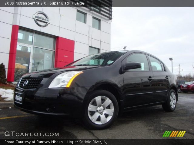 2009 Nissan Sentra 2.0 in Super Black