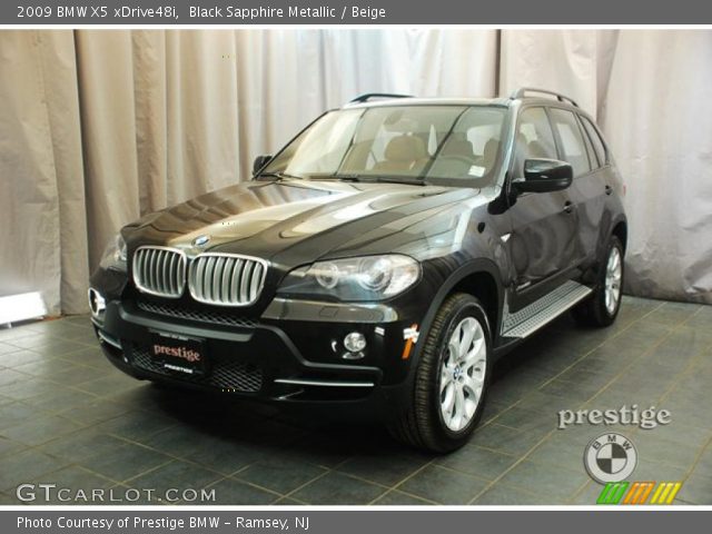 2009 BMW X5 xDrive48i in Black Sapphire Metallic