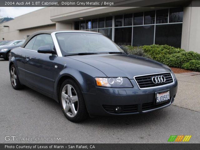 2004 Audi A4 1.8T Cabriolet in Dolphin Grey Metallic