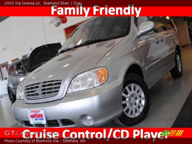 2003 Kia Sedona LX in Diamond Silver