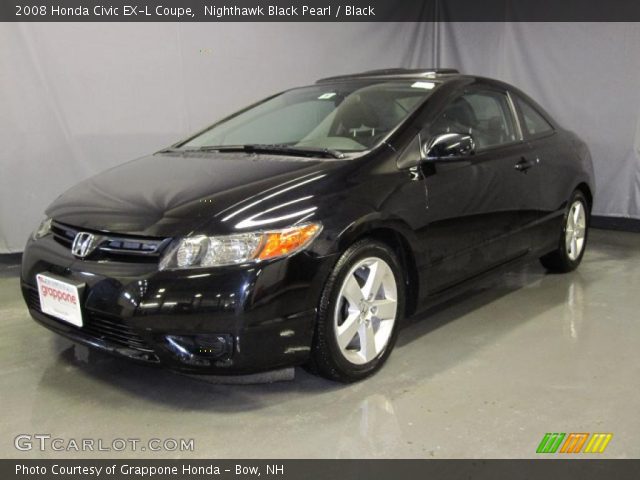 2008 Honda Civic EX-L Coupe in Nighthawk Black Pearl