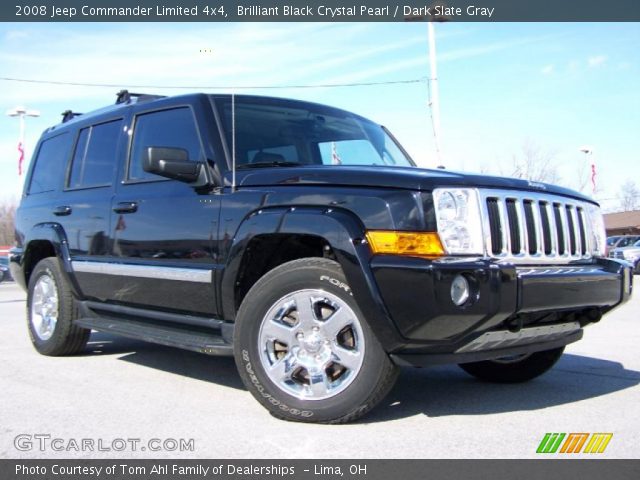 2008 Jeep Commander Limited 4x4 in Brilliant Black Crystal Pearl