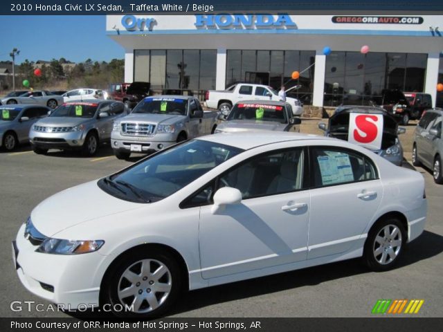 2010 Honda Civic LX Sedan in Taffeta White