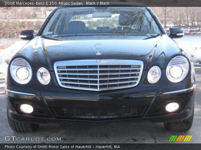 2008 Mercedes-Benz E 350 4Matic Sedan in Black