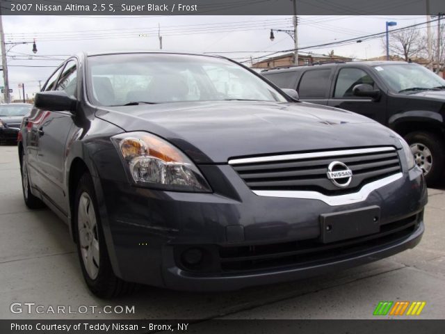 2007 Nissan Altima 2.5 S in Super Black