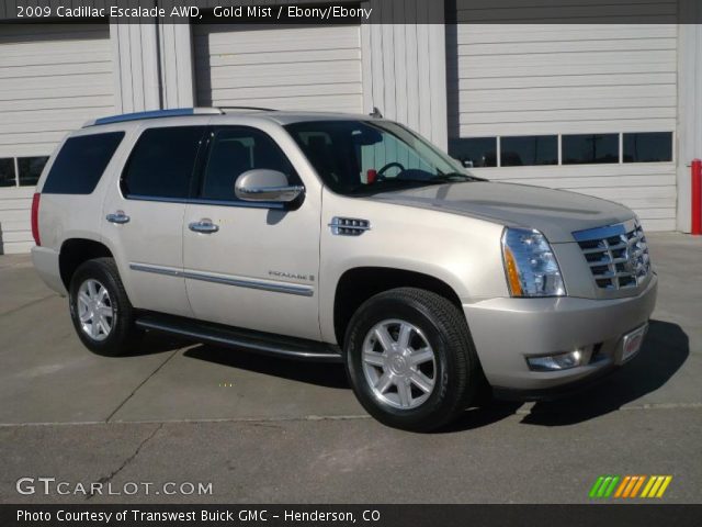 2009 Cadillac Escalade AWD in Gold Mist