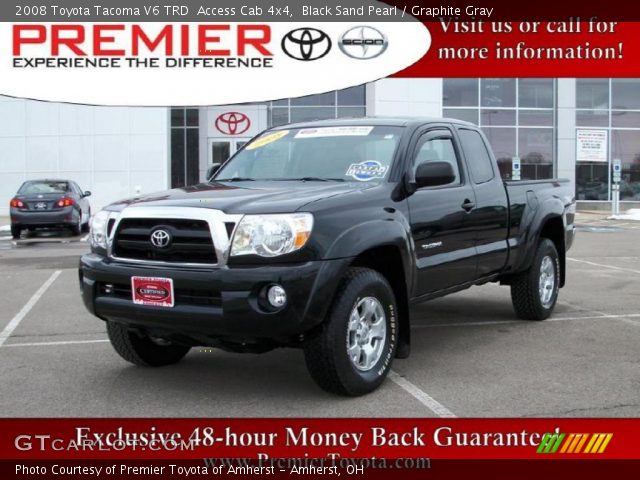 2008 Toyota Tacoma V6 TRD  Access Cab 4x4 in Black Sand Pearl