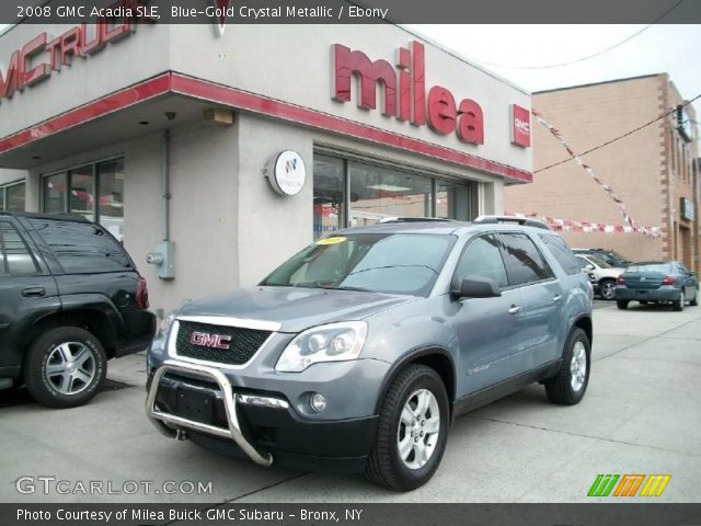 2008 GMC Acadia SLE in Blue-Gold Crystal Metallic