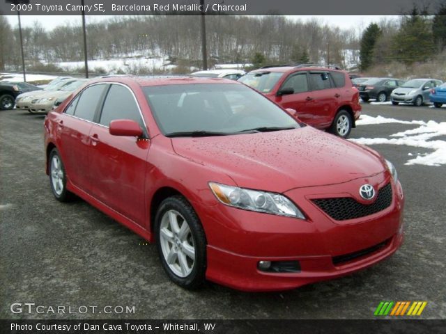 2009 Toyota Camry SE in Barcelona Red Metallic