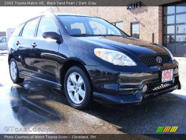 2003 Toyota Matrix XR in Black Sand Pearl