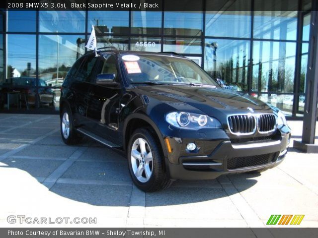 2008 BMW X5 3.0si in Black Sapphire Metallic