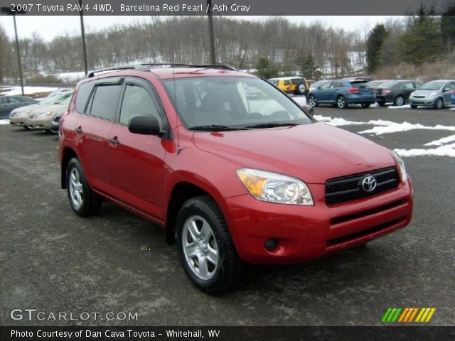 2007 Toyota RAV4 4WD in Barcelona Red Pearl