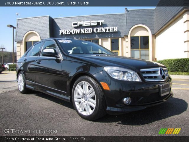 2008 Mercedes-Benz C 300 Sport in Black