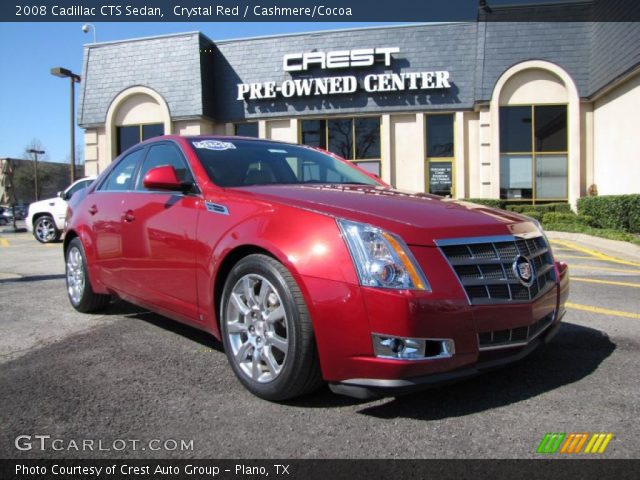 2008 Cadillac CTS Sedan in Crystal Red