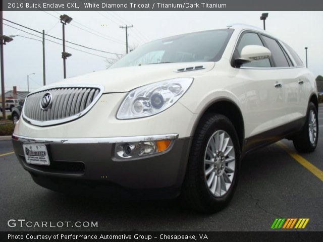 2010 Buick Enclave CXL in White Diamond Tricoat
