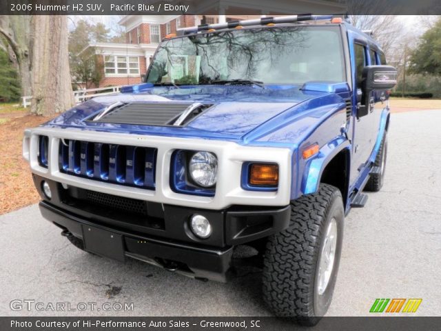 2006 Hummer H2 SUV in Pacific Blue