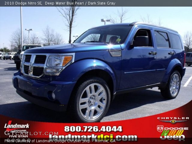 2010 Dodge Nitro SE in Deep Water Blue Pearl