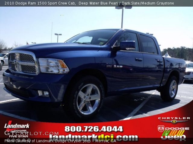 2010 Dodge Ram 1500 Sport Crew Cab in Deep Water Blue Pearl