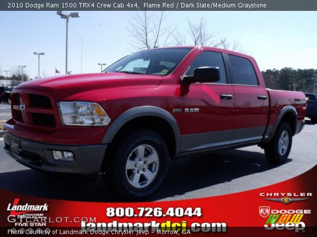 2010 Dodge Ram 1500 TRX4 Crew Cab 4x4 in Flame Red