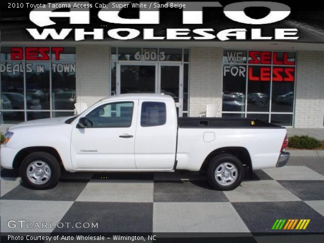 2010 Toyota Tacoma Access Cab in Super White