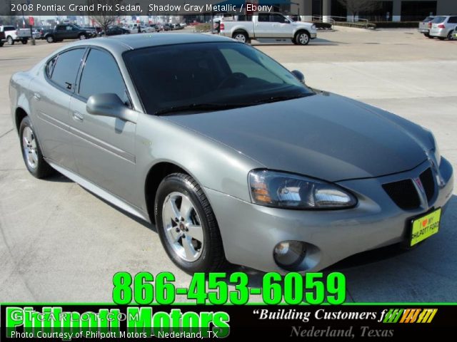 2008 Pontiac Grand Prix Sedan in Shadow Gray Metallic