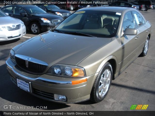 2002 Lincoln LS V8 in Medium Cypress Green Metallic