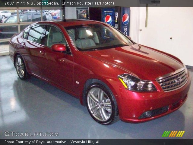 2007 Infiniti M 35 Sport Sedan in Crimson Roulette Pearl