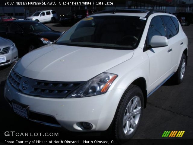 2007 Nissan Murano SL AWD in Glacier Pearl White