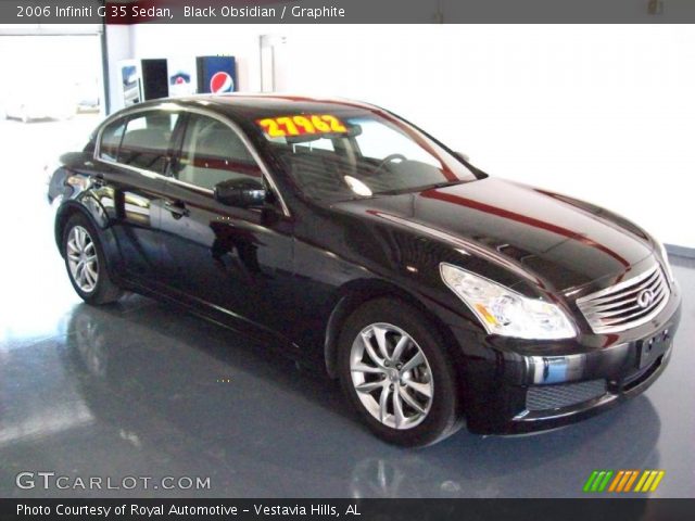 2006 Infiniti G 35 Sedan in Black Obsidian