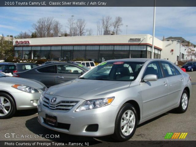 2010 Toyota Camry LE in Classic Silver Metallic