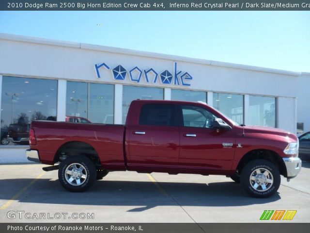 2010 Dodge Ram 2500 Big Horn Edition Crew Cab 4x4 in Inferno Red Crystal Pearl