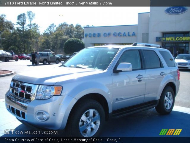 2010 Ford Escape Hybrid Limited in Ingot Silver Metallic