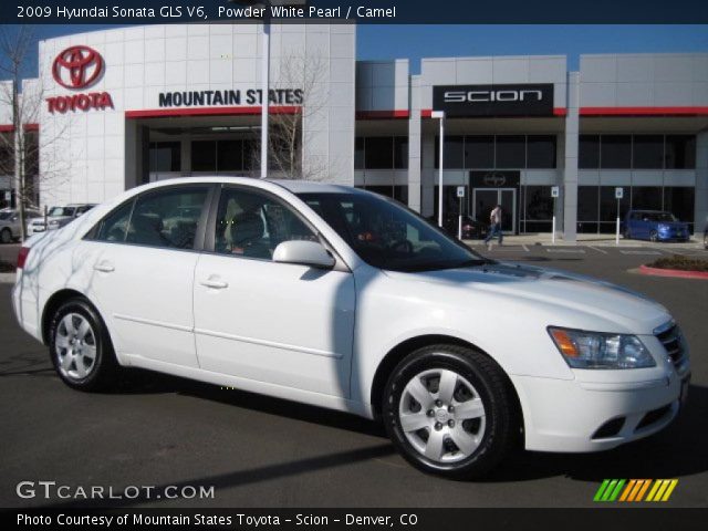 2009 Hyundai Sonata GLS V6 in Powder White Pearl