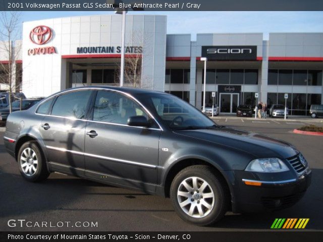 2001 Volkswagen Passat GLS Sedan in Blue Anthracite Pearl