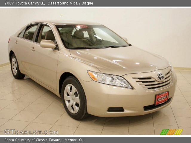 2007 Toyota Camry LE in Desert Sand Mica