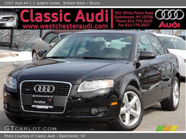 2007 Audi A4 3.2 quattro Sedan in Brilliant Black