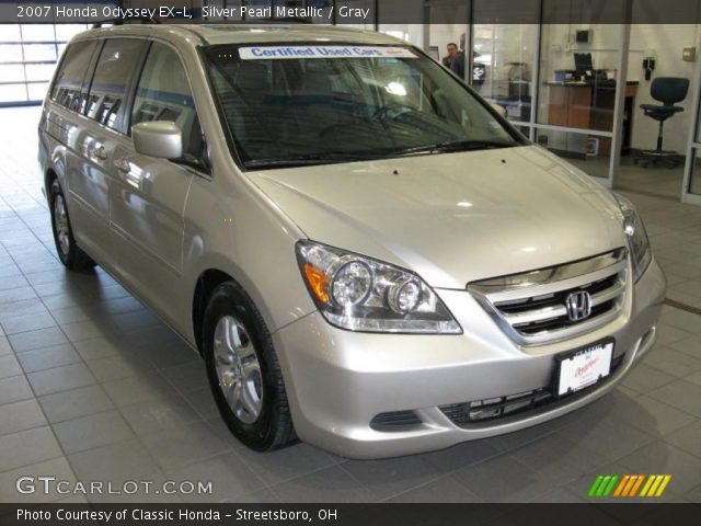 2007 Honda Odyssey EX-L in Silver Pearl Metallic