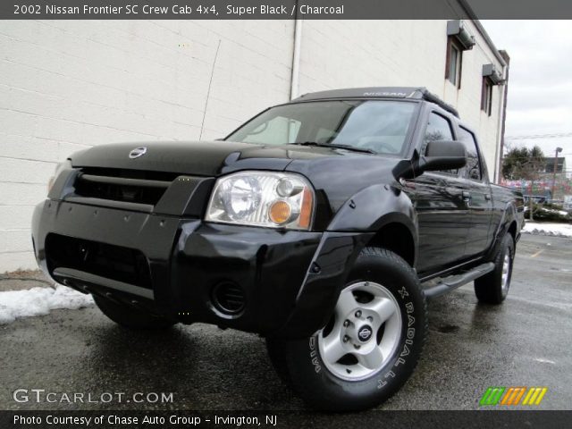 2002 Nissan Frontier SC Crew Cab 4x4 in Super Black