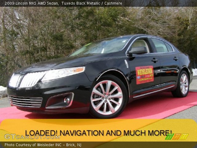 2009 Lincoln MKS AWD Sedan in Tuxedo Black Metallic