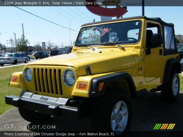 2006 Jeep Wrangler X 4x4 in Solar Yellow