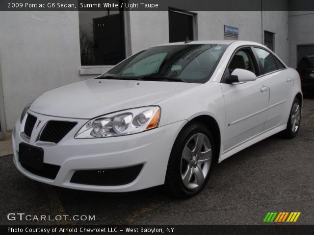 2009 Pontiac G6 Sedan in Summit White