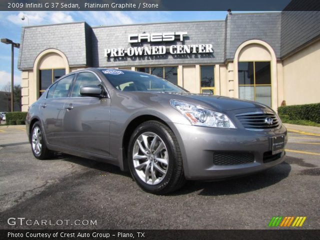 2009 Infiniti G 37 Sedan in Platinum Graphite
