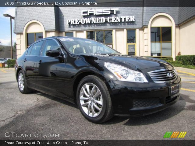 2009 Infiniti G 37 Sedan in Black Obsidian