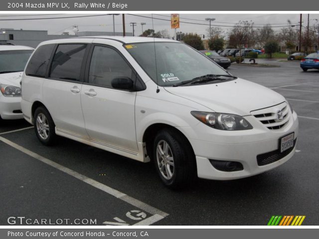 2004 Mazda MPV LX in Rally White