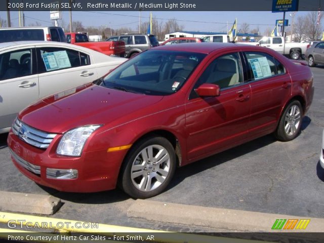 2008 Ford Fusion SEL V6 in Redfire Metallic
