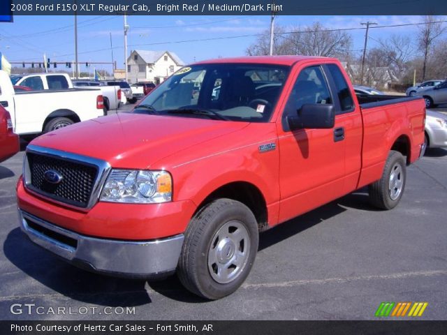2008 Ford F150 XLT Regular Cab in Bright Red