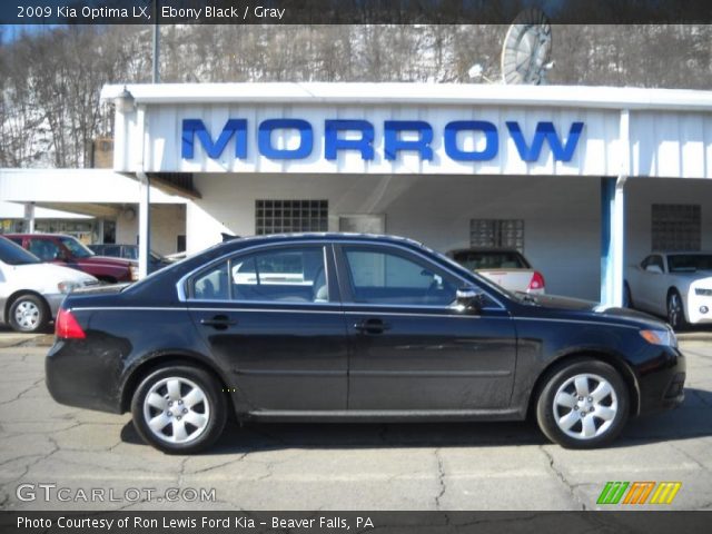 2009 Kia Optima LX in Ebony Black